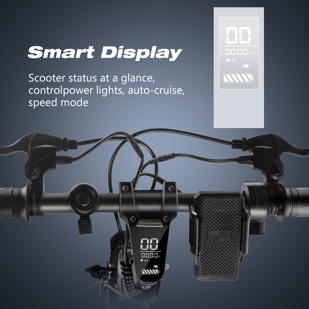 Bogist C1 Pro Electric Scooter 500W 40KM Long-Rang 10 inch Air Filled Tires Foldable Intelligent Screen
