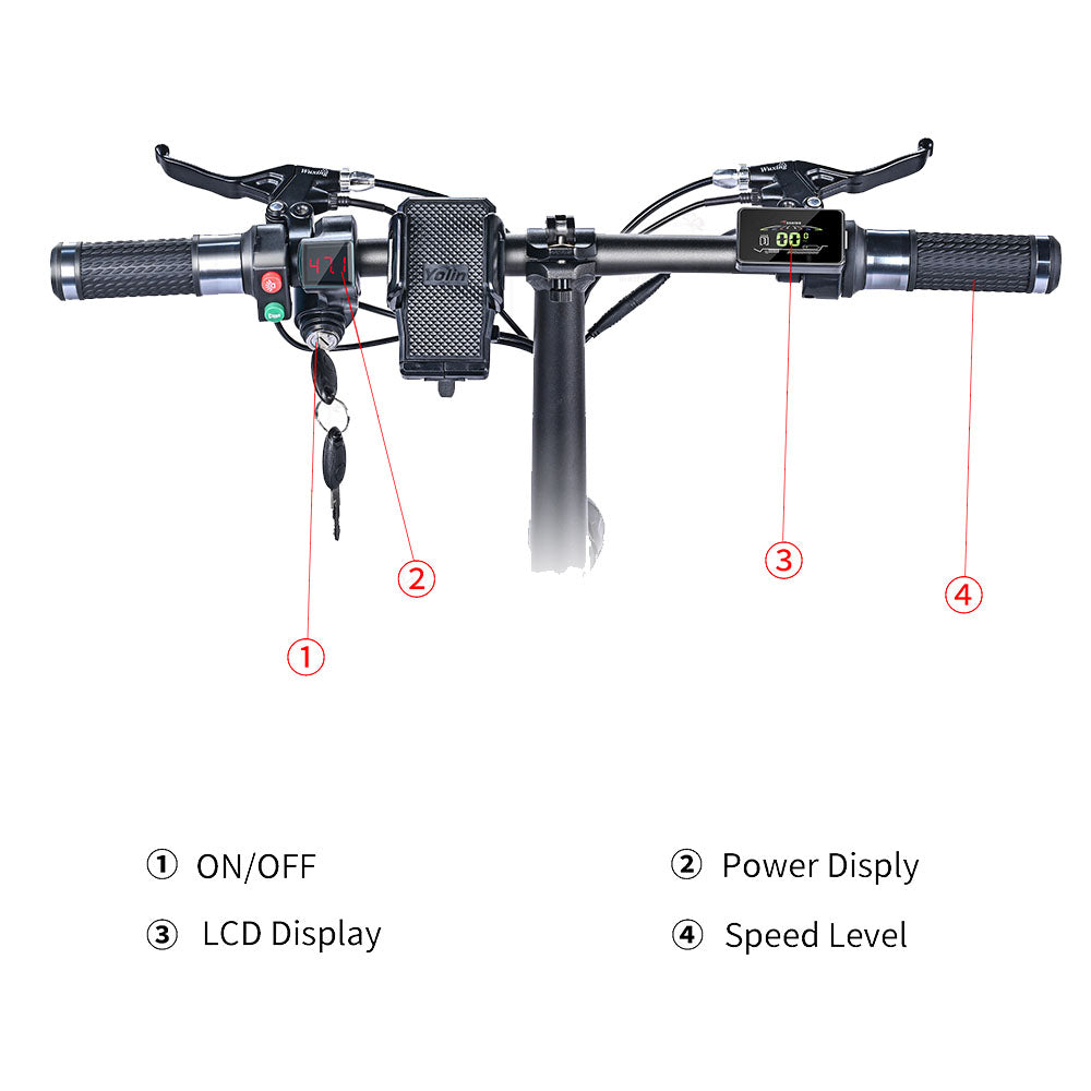 Bogist M5 Pro Great Power Electric Scooter 500W 40 Km/h Max Mileage Foldable Scooter Electric Bike Led Hidelight 40-45km Range