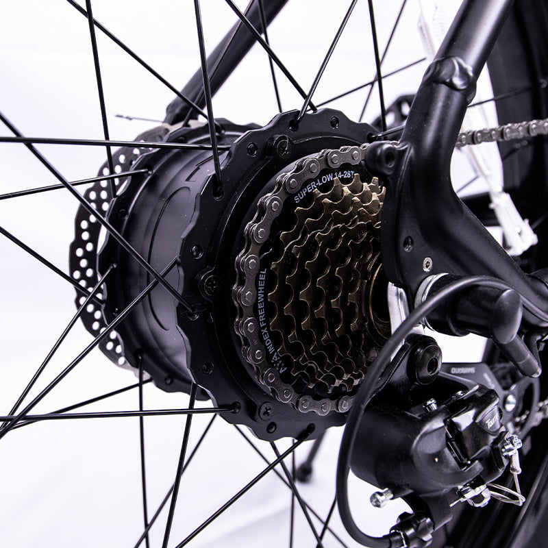 Sivrock Electric Bike 26'' Fat Tire 1000W Motor 48V 15Ah Large Battery Mountain E-Bike Shimano 7-Speed Bicycle