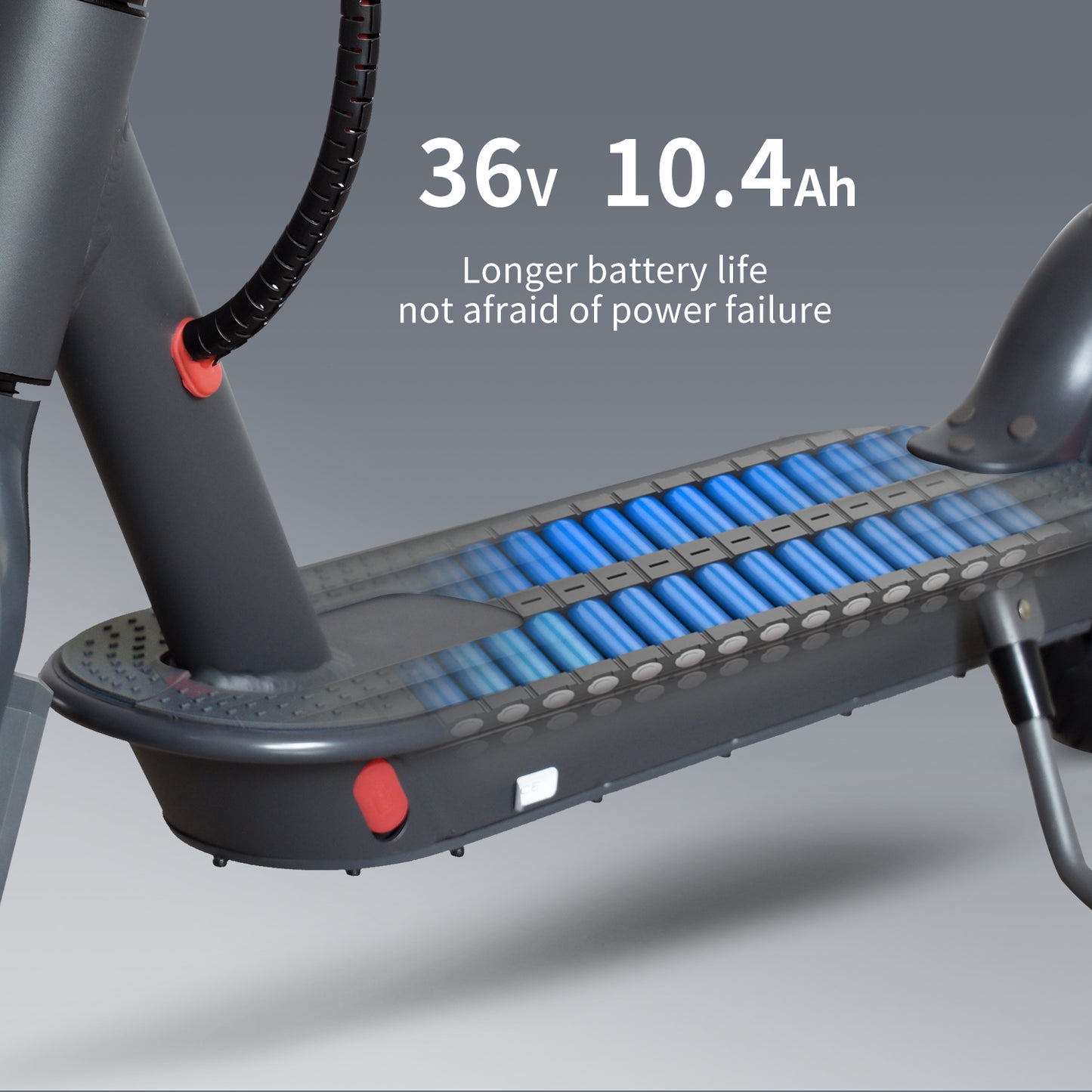 AOVO 365 Electric Scooter Powerful 350W Motor 30KM/h Waterproof IP54 Load 120KG For Adults Teenagers with Led Light