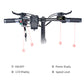 Bogist M5 Pro Great Power Electric Scooter 500W 40 Km/h Max Mileage Foldable Scooter Electric Bike Led Hidelight 40-45km Range