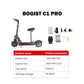 Bogist C1 Pro Electric Scooter 500W 40KM Long-Rang 10 inch  Air Filled Tires Foldable Intelligent Screen